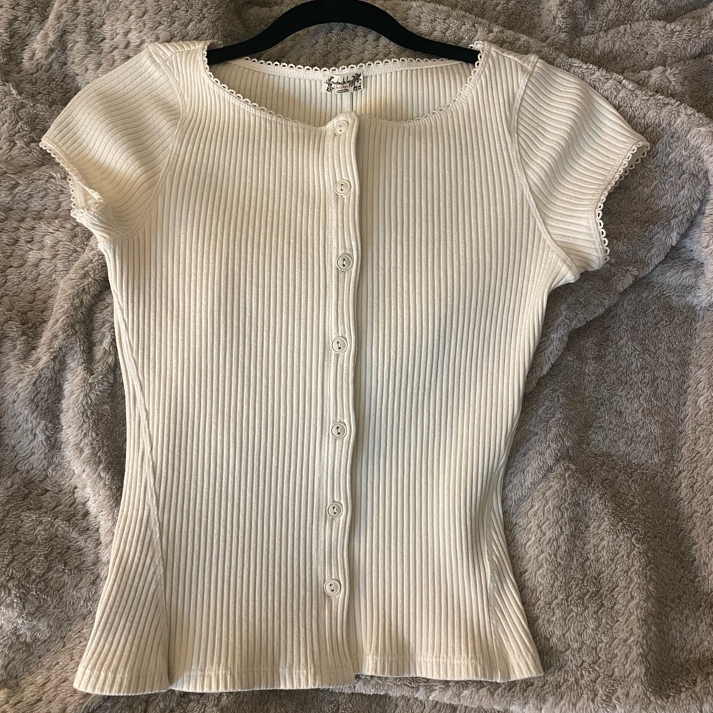 Free people button up top